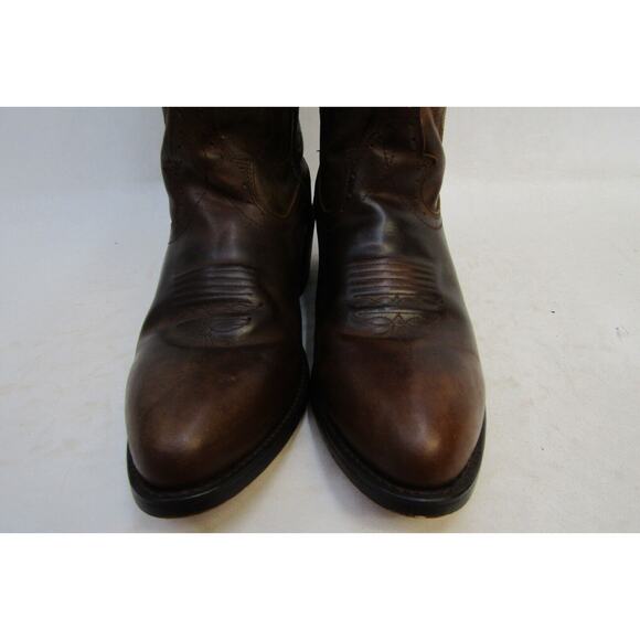 Road Wolf Mens Size 7 M Brown Leather Cowboy Western Boots - Picture 6 of 11